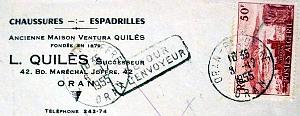 Oran enveloppes pub 854